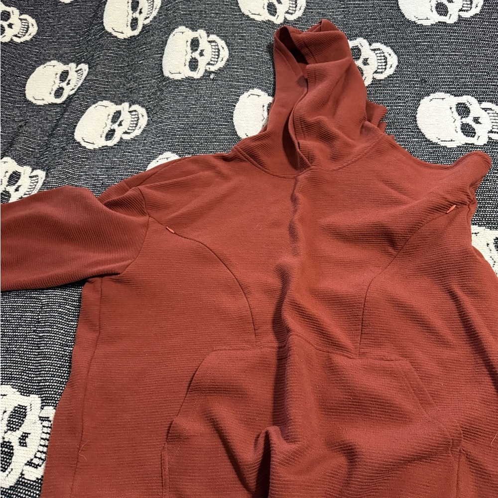 SHEIN NURSING Rust Hoodie Sweatshirt